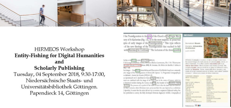 HIRMEOS Workshop: Entity-Fishing for Digital Humanities and Scholarly Publishing