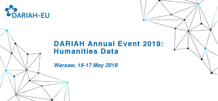 HIRMEOS at the DARIAH Annual Event 2019